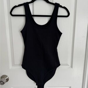 BYLT Black Sleeveless Bodysuit